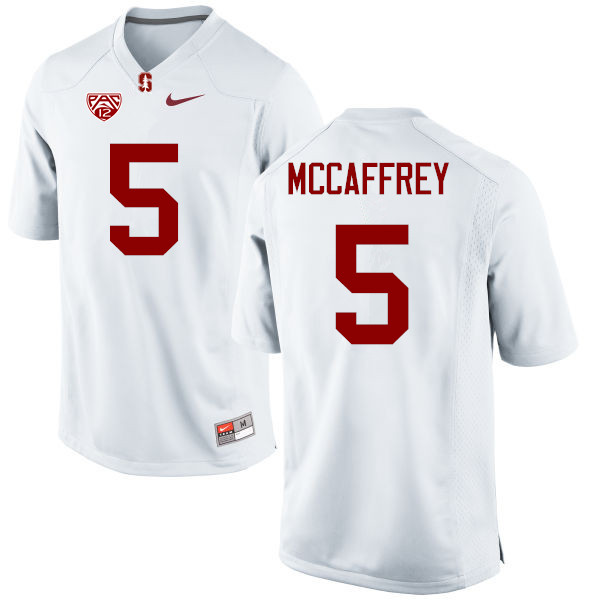 Men Stanford Cardinal #5 Christian McCaffrey College Football Jerseys Sale-White
